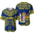 (Custom Personalised) Niue Baseball Jersey Hiapo Mix Polynesian Happy Constitution Day Ver.02 LT14 Blue - Polynesian Pride