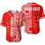 (Custom Personalised) Kolisi Tonga High School Baseball Jersey Tongan Ngatu Pattern Ver.02 LT14 Red - Polynesian Pride