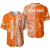 (Custom Personalised) Tailulu Tonga College Baseball Jersey Tongan Ngatu Pattern Ver.02 LT14 Orange - Polynesian Pride