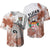 Fiji Tapa Baseball Jersey White Fijian Masi Be Loved Hibiscus Ver.01 LT13 White - Polynesian Pride