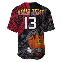 (Custom Text and Number) Papua New Guinea Baseball Jersey Raggiana Birds Of Paradise Happy 47th Independence Day LT13 - Polynesian Pride