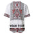 (Custom Personalised) Polynesian Baseball Jersey Dashiki With Polynesian Tattoo Royal Version LT14 - Polynesian Pride