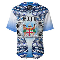 Fiji Baseball Jersey Kaiviti Fijian Special Tapa Pattern LT14 - Polynesian Pride