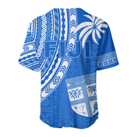 Fiji Rugby Sevens Baseball Jersey Fijian 7s Tapa Polynesian Blue Ver.01 LT13 - Polynesian Pride