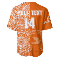 (Custom Text And Number) Tailulu Tonga College Baseball Jersey Class Of Year Tongan Ngatu Pattern LT14 - Polynesian Pride