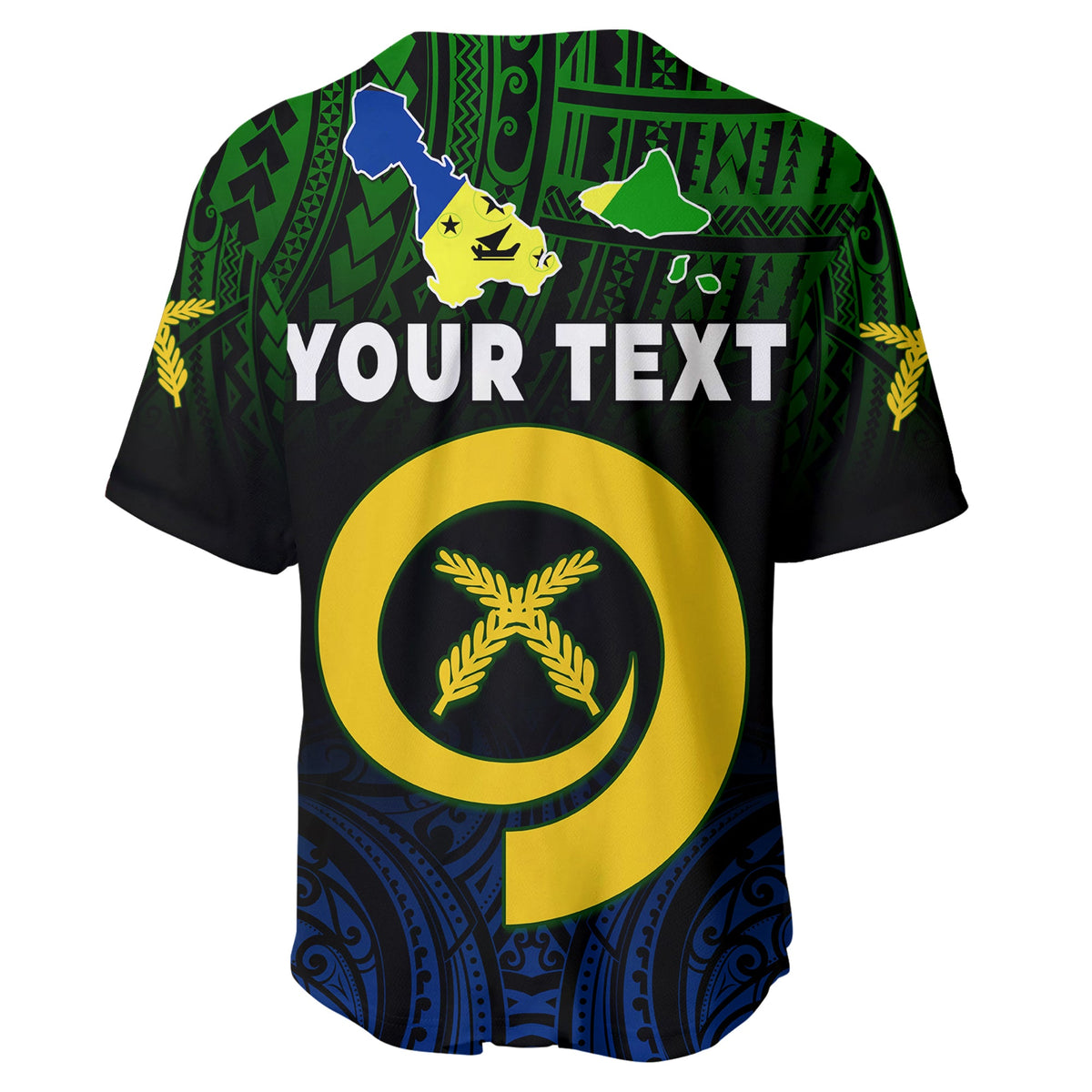 (Custom Personalised) Malampa Province Baseball Jersey Native Canoe Mix Vanuatu Pig Tusk Black Version LT14 - Polynesian Pride