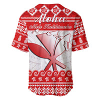 Hawaii Christmas Baseball Jersey Kanaka Polynesian Santa Claus Mele Kalikimaka LT14 - Polynesian Pride