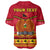 (Custom Personalised) Papua New Guinea Christmas Baseball Jersey Bird Of Paradise Bikpela Hamamas Blong Dispela Krismas LT14 - Polynesian Pride