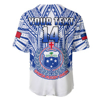 (Custom Text And Number) Samoa Rugby Baseball Jersey Manu Samoa 7s Ginger White Polynesian LT14 - Polynesian Pride