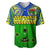 (Custom Personalised) Malampa Province Baseball Jersey Vanuatu Pig Tusk Polynesian Flag Style LT14 - Polynesian Pride