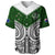 (Custom Text And Number) New Zealand Silver Fern Rugby Baseball Jersey Maori Pacific LT14 White - Polynesian Pride