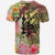 New Caledonia T Shirt Flowers Tropical With Sea Animals - Polynesian Pride