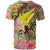 Kanaka Maoli T Shirt Flowers Tropical With Sea Animals - Polynesian Pride