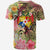 Tonga T Shirt Flowers Tropical With Sea Animals - Polynesian Pride