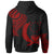 Pohnpei State Hoodie Pohnpei State Tatau Red Patterns - Polynesian Pride