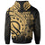 Tonga Hoodie Gold Polynesian Patterns Best Tonga Ever - Polynesian Pride