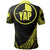 Yap State Polo Shirt Yellow Polynesian Patterns Sport Style - Polynesian Pride