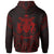 Solomon Islands Hoodie Solomon Islands Seal Red Tribal Patterns - Polynesian Pride