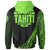 Tahiti Hoodie Green Polynesian Patterns Sport Style - Polynesian Pride