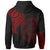 Marshall Islands Hoodie Marshall Islands Tatau Red Patterns - Polynesian Pride