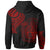 Nauru Hoodie Nauru Tatau Red Patterns - Polynesian Pride