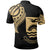 Kiribati Polo Shirt Kiribati Tatau Gold Patterns - Polynesian Pride