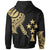 Kosrae State Hoodie Kosrae State Tatau Gold Patterns With Coat ofrms - Polynesian Pride