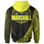 Marshall Islands Zip Hoodie Yellow Polynesian Patterns Sport Style - Polynesian Pride