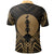 New Caledonia Polo Shirt Kanaky Seal Gold Tribal Patterns - Polynesian Pride