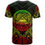 American Samoa T Shirt American Samoan Seal Tribal Reggae Color Patterns - Polynesian Pride