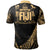 Fiji Polo Shirt Gold Polynesian Patterns Sport Style - Polynesian Pride