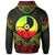 Yap State Hoodie Yap State Seal Reggae Tribal Patterns - Polynesian Pride