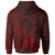 American Samoa Hoodie Pago Pago Polynesian Red Patterns - Polynesian Pride