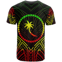Chuuk State T Shirt Chuuk State Seal Tribal Reggae Color Patterns - Polynesian Pride