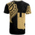 Wallis and Futuna T Shirt Wallis and Futuna Tatau Gold Patterns - Polynesian Pride