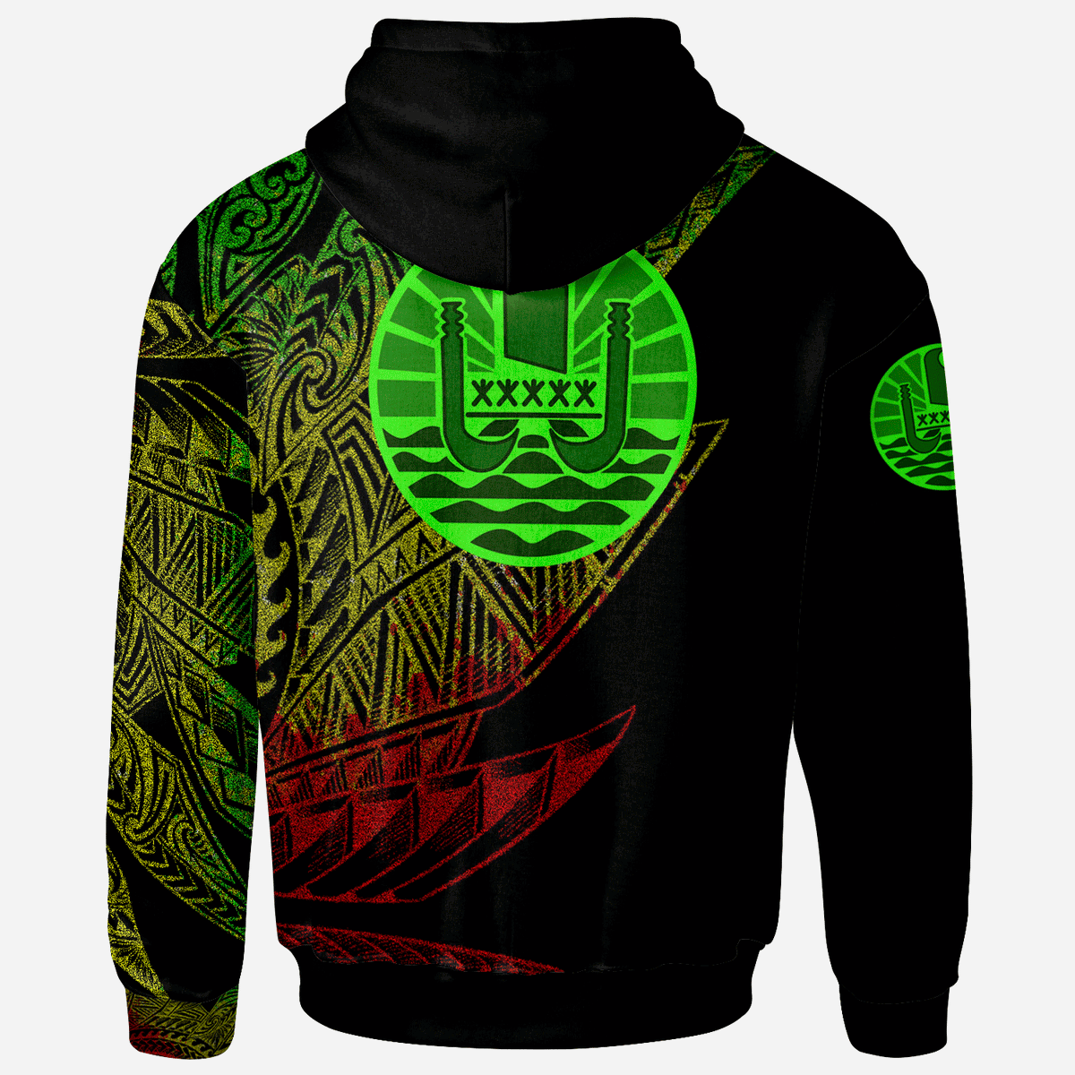 Tahiti Hoodie Legends Are Born In Reggae Color - Polynesian Pride