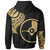 Yap State Custom Hoodie Yap State Tatau Gold Patterns - Polynesian Pride