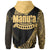 American Samoa Hoodie Manua Tau Polynesian Gold Patterns Sport Style - Polynesian Pride