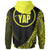 Yap State Zip Hoodie Yellow Polynesian Patterns Sport Style - Polynesian Pride