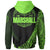 Marshall Islands Zip Hoodie Green Polynesian Patterns Sport Style - Polynesian Pride