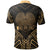 Papua New Guinea Polo Shirt Papua New Guinea Seal Gold Tribal Patterns - Polynesian Pride