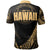 Hawaii Polo Shirt Gold Polynesian Patterns Sport Style - Polynesian Pride