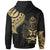 Solomon Islands Hoodie Solomon Islands Tatau Gold Patterns With Coat ofrms - Polynesian Pride