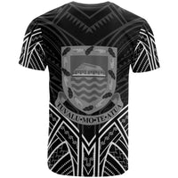 Tuvalu T Shirt Tuvaluan Seal Tribal Black Color Patterns - Polynesian Pride