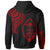 Guam Hoodie Guam Tatau Red Patterns - Polynesian Pride