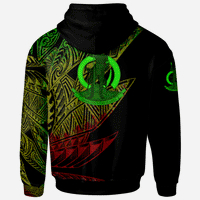 Vanuatu Hoodie Legends Are Born In Reggae Color - Polynesian Pride