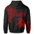 Tonga Hoodie Tonga Tatau Red Patterns - Polynesian Pride