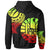 Tahiti Custom Hoodie Tahiti Tatau Reggae Patterns - Polynesian Pride