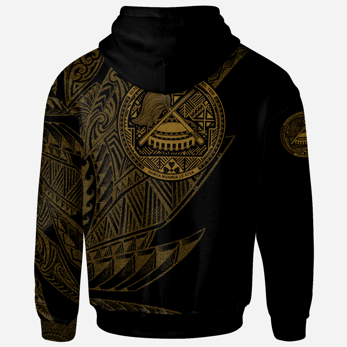 American Samoa Hoodie Legends Are Born In Yellow Color - Polynesian Pride