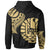 Tahiti Hoodie Tahiti Tatau Gold Patterns - Polynesian Pride